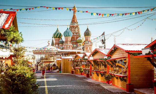 Новогодняя ярмарка в Москве